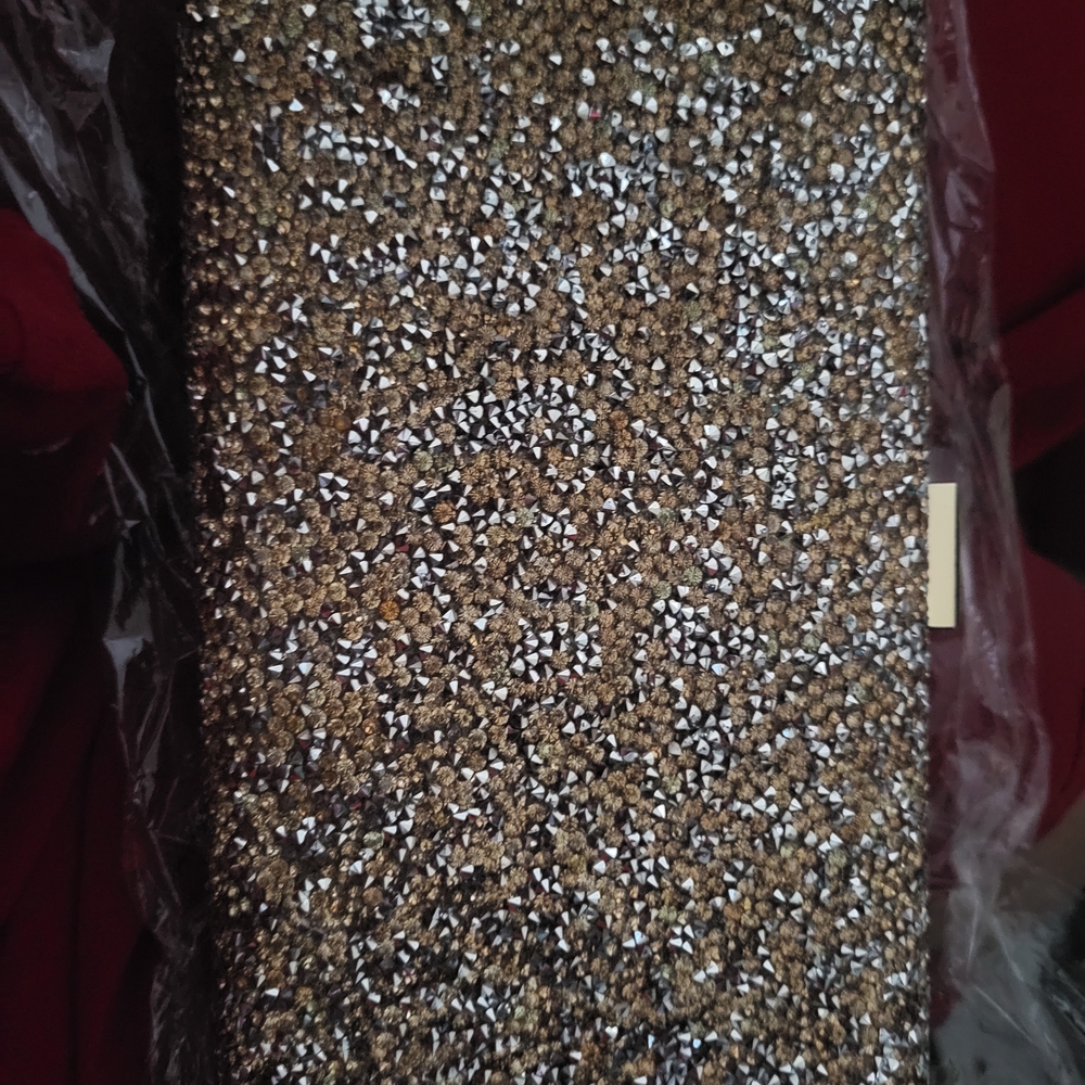 Aldo Metallic Chain Clutch